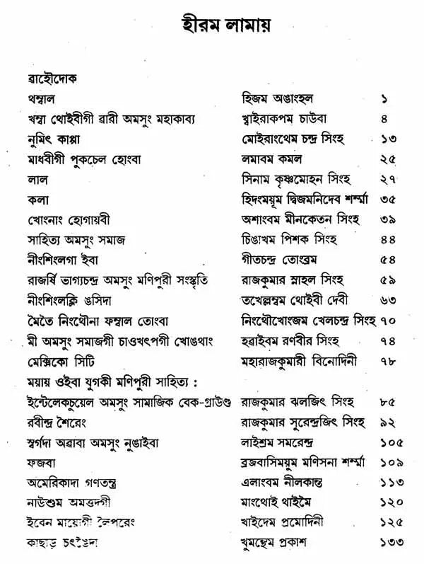 Akhanaba Manipuri Wareng- A Collection of Literary Essays (Manipuri) - Retail Maharaj