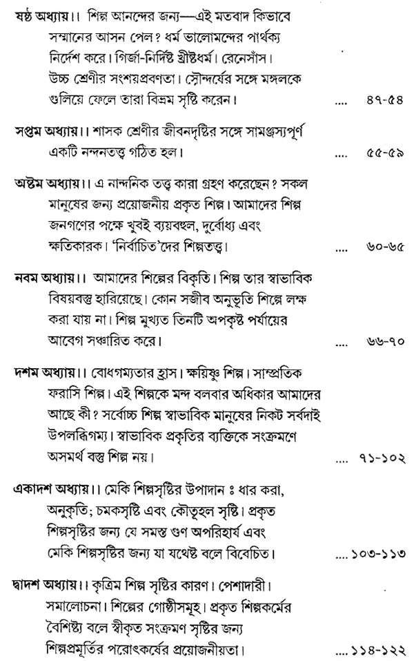 Silper Swarup (A Bengali Translation of Leo Tolstoy's 'What is Art')