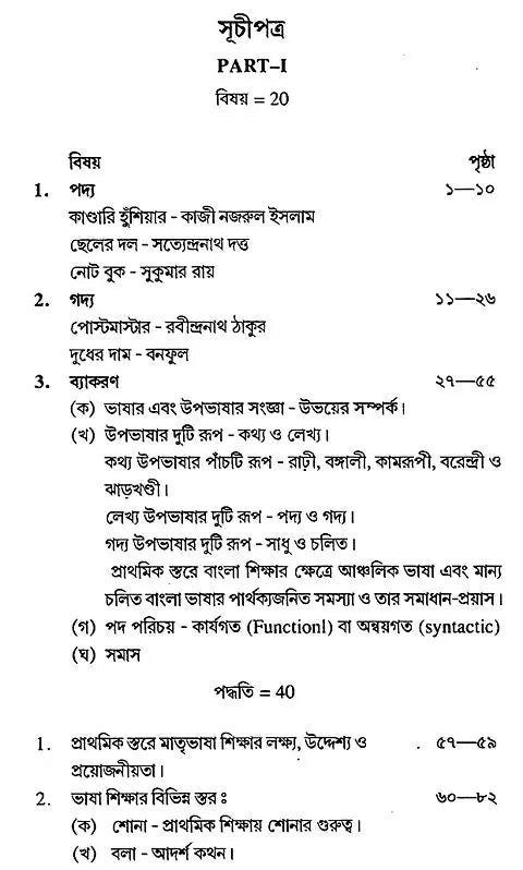 Bangla Sikhan Padhyati – Methods to Teach Bengali (Part I + II)