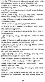 A Pedagogical Dictionary of Written Tamil Verbs (An Old and Rare Book)