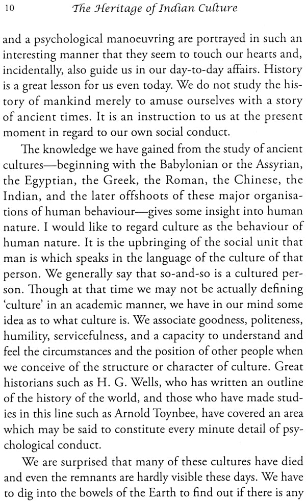 The Heritage of Indian Culture - Retail Maharaj