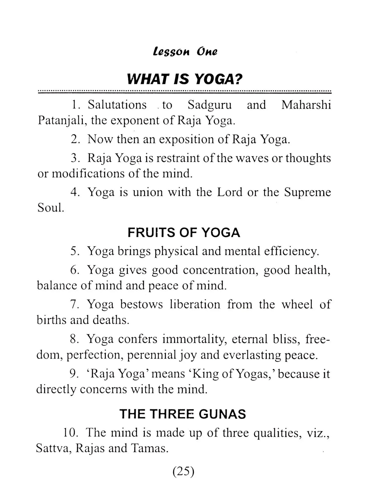 Fourteen Lessons on Raja Yoga - Retail Maharaj