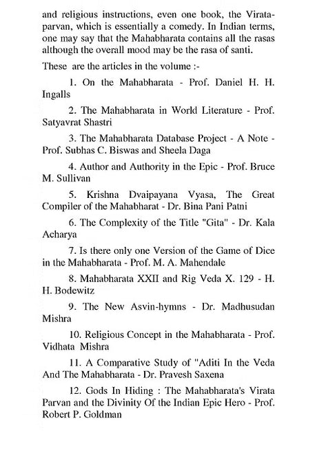 MODERN EVALUATION OF THE MAHABHARATA - Retail Maharaj