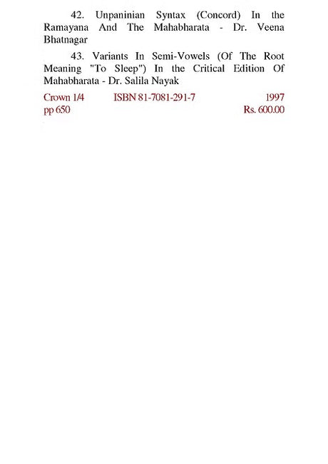 MODERN EVALUATION OF THE MAHABHARATA - Retail Maharaj