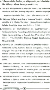 Numbers and Numerals in Sanskrit Works - Retail Maharaj
