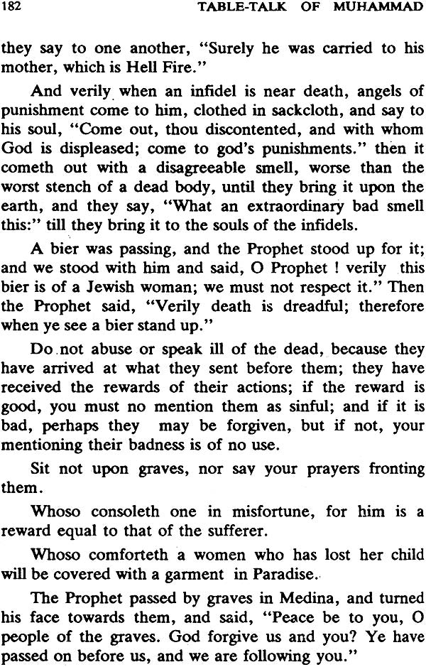 The Speeches & Table-Talk of The Prophet Muhammad - Retail Maharaj