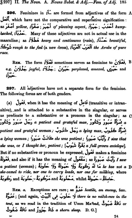 A Grammar of The Arabic Language (Set of 2 Volumes) - Retail Maharaj