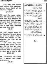 Subjects of Qur’an - Retail Maharaj