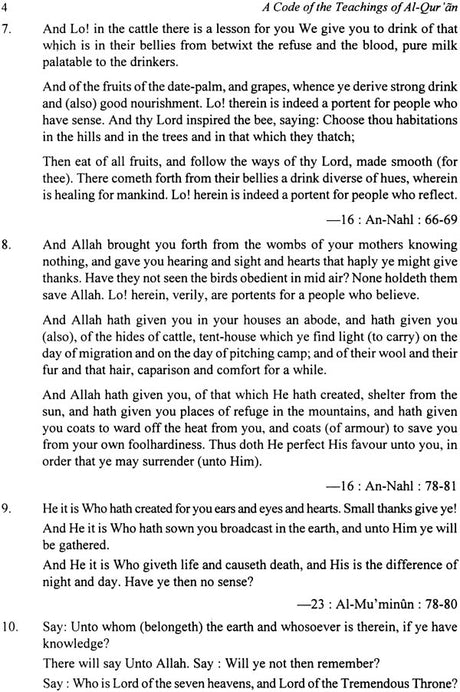 A Code of The Teaching of Al-Qur'an - Retail Maharaj