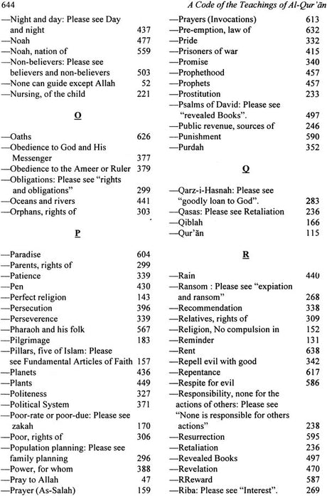 A Code of The Teaching of Al-Qur'an - Retail Maharaj