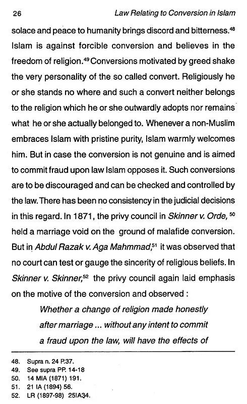 Law Relating to Conversion In Islam: Towards Harmony of Conflicting Matrimonial Laws in India - Retail Maharaj