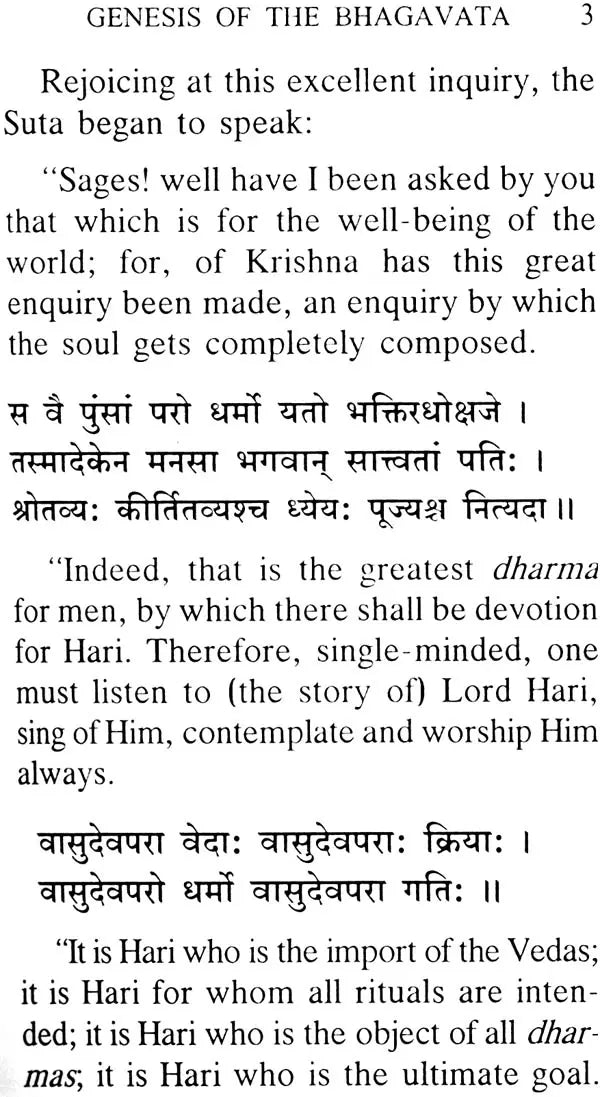 Srimad Bhagavata (Condensed in The Poet’s Own Words)