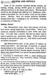 Eclipses in Hindu Life and Thought