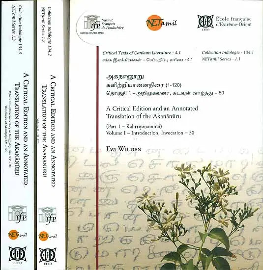 A Critical Edition and An Annotated Translation of the Akananuru (Set of 3 Books) - Retail Maharaj