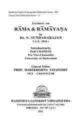 Lectures on Rama & Ramayana - Retail Maharaj