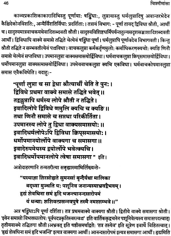 Citra Mimamsa of Appayya Dikshita - Retail Maharaj