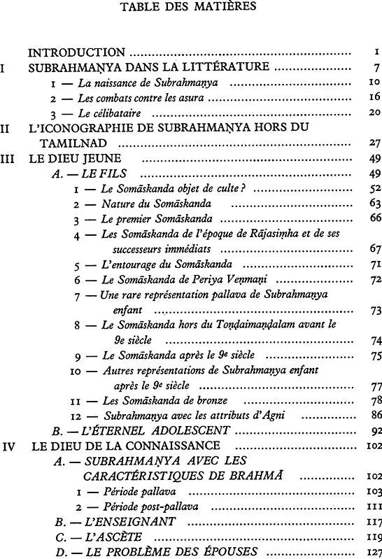 L'iconographie de Subrahmanya au Tamilnad - Retail Maharaj