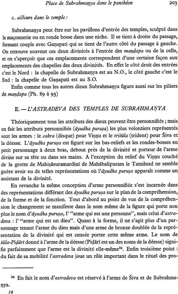 L'iconographie de Subrahmanya au Tamilnad - Retail Maharaj