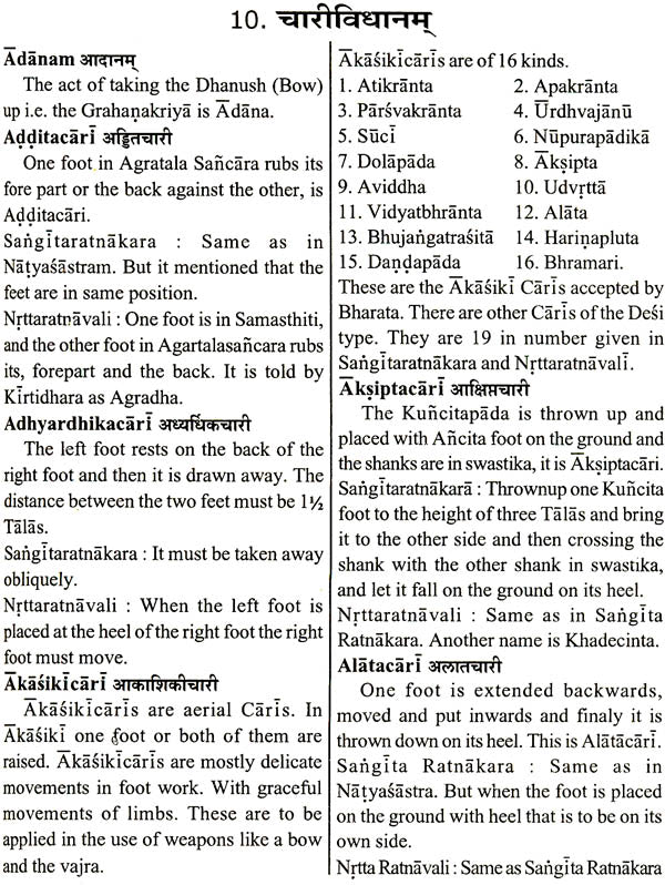 Pictorial & Descriptive Glossary of Bharata’s Natyasastra (A Student's Companion) - Retail Maharaj