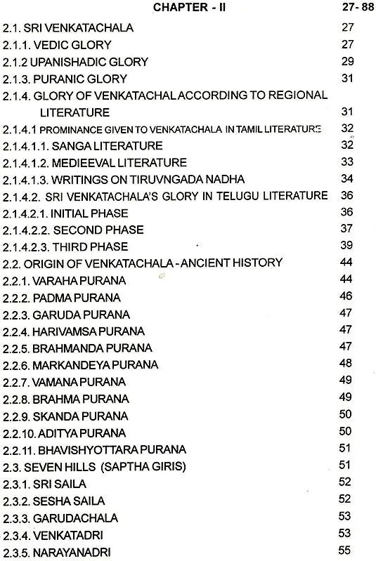 A Study of Sri Venkatacala Mahatmyam with Special Reference to Varaha and Bhavisyottara Puranas - Retail Maharaj