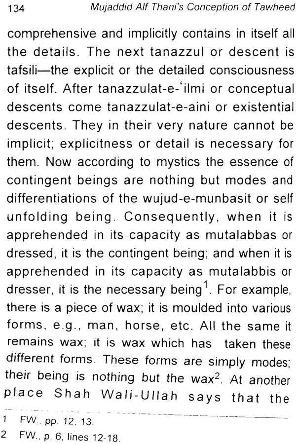 Conception of Tawheed - Mujaddid Alf Thani Sirhindi's By Burhan Ahmad Faruqi - Retail Maharaj