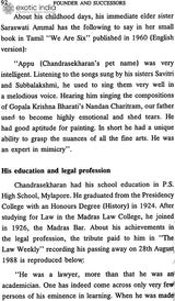 Founder and Successors