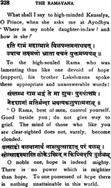Valmiki Ramayana (Condensed in the Poet's Own Words)