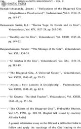 Bhagavadgita Bibliography (Set of 2 Volumes)