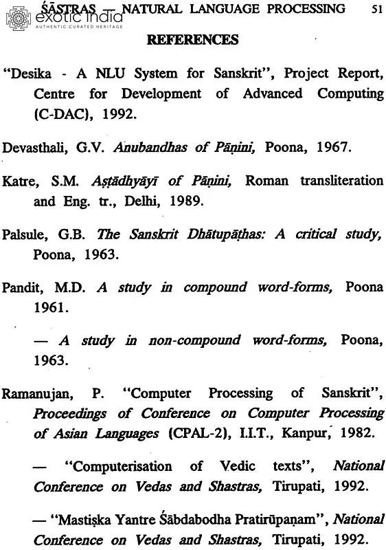 Sanskrit and Science