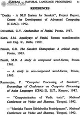 Sanskrit and Science