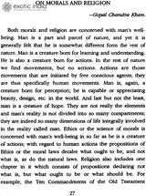 Morality and Religion: Some Reflections
