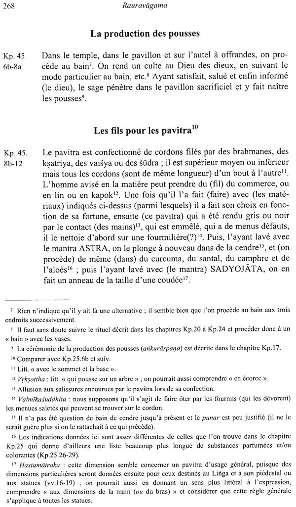 Le Rauravagama: Un Traite De Rituel Et De Doctrine Sivaites (Set of Two Volumes) - Retail Maharaj