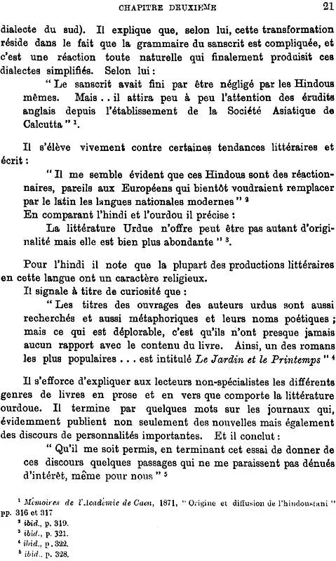 Garcin De Tassy: Biographie Et Etude Critique De ses Oeuvres - Retail Maharaj
