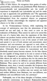 Falsity and Reality (An Advaita Approach)