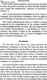 Vedantaparibhasa of Dharmaraja Adhvarindra (Part I)