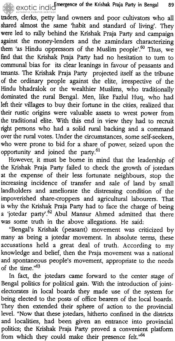 Sher-E-Bangla Fazlul Huq 1906 - 1947 (In the Cross-Currents of Provincial and National Politics of India)