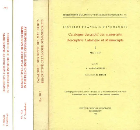 **Descriptive Catalogue of Manuscripts in The French Institute of Pondicherry - Retail Maharaj