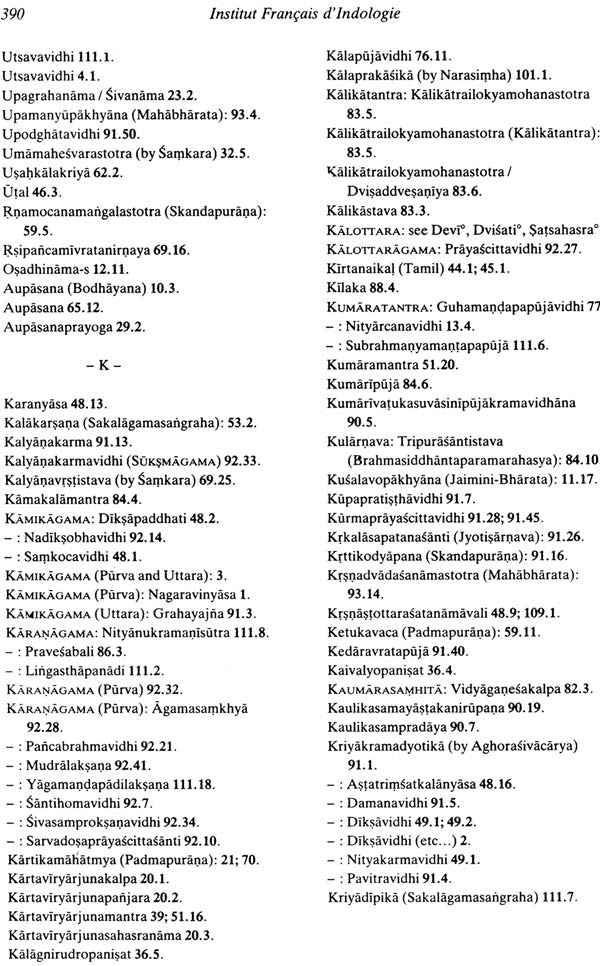 **Descriptive Catalogue of Manuscripts in The French Institute of Pondicherry - Retail Maharaj