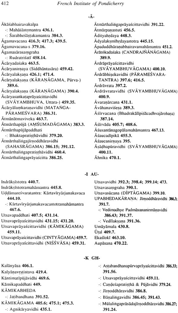 **Descriptive Catalogue of Manuscripts in The French Institute of Pondicherry - Retail Maharaj