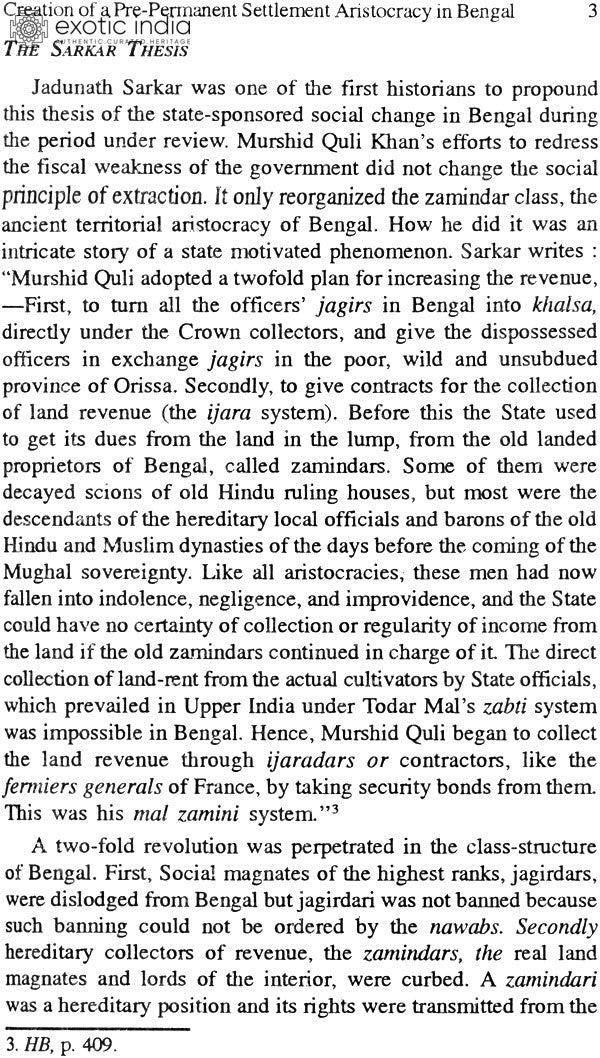 Property Aristocracy and The Raj