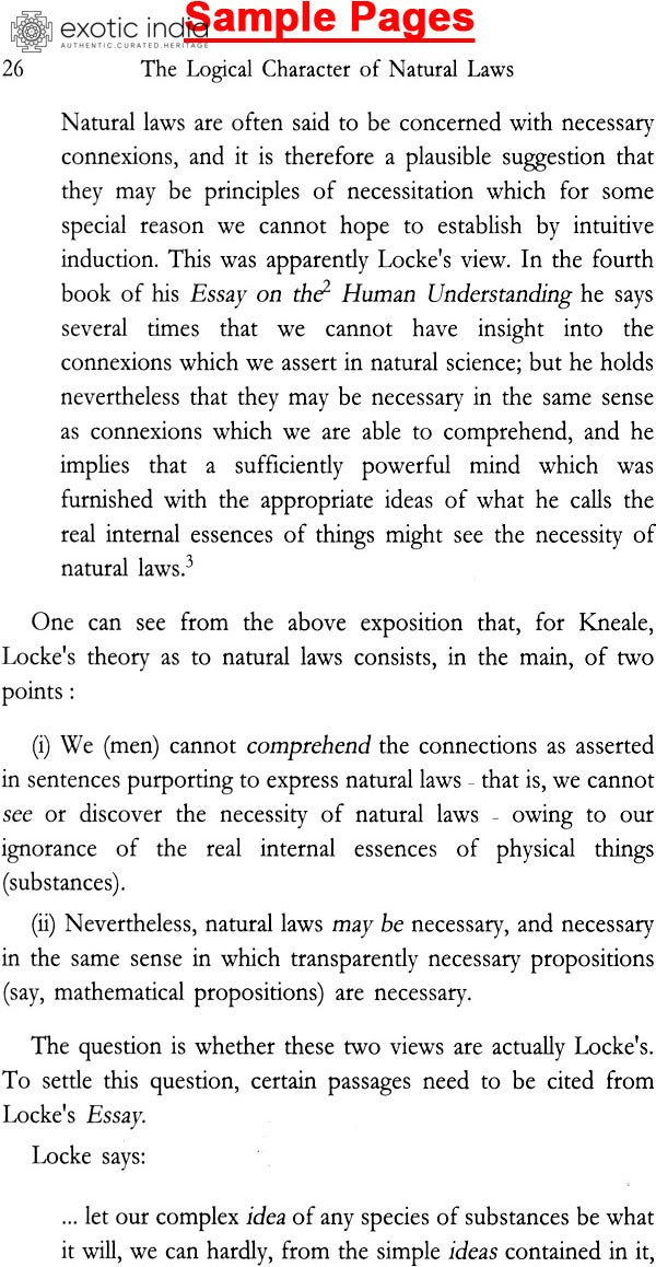 The Logical Character of Natural Laws (An Examination of Kneale's View)