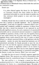 The Logical Character of Natural Laws (An Examination of Kneale's View)