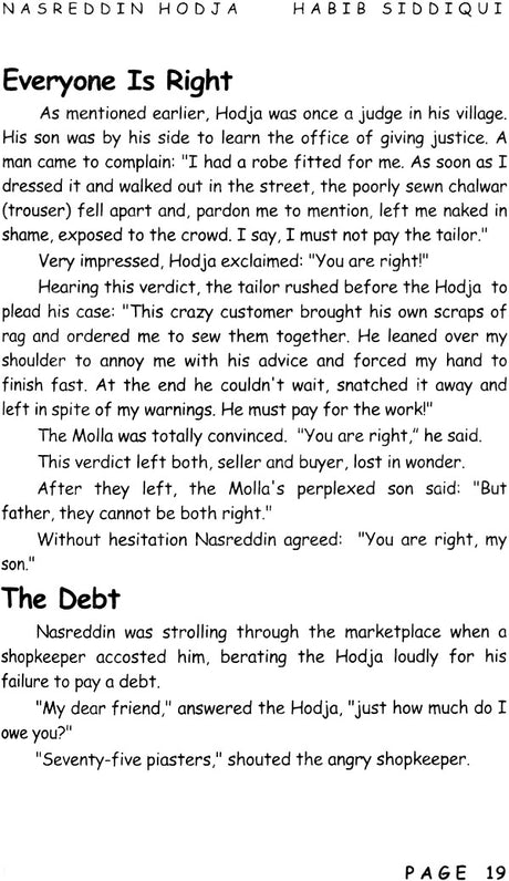 Anecdotes of Molla Nasreddin Hodja (For Children of All Ages) - Retail Maharaj