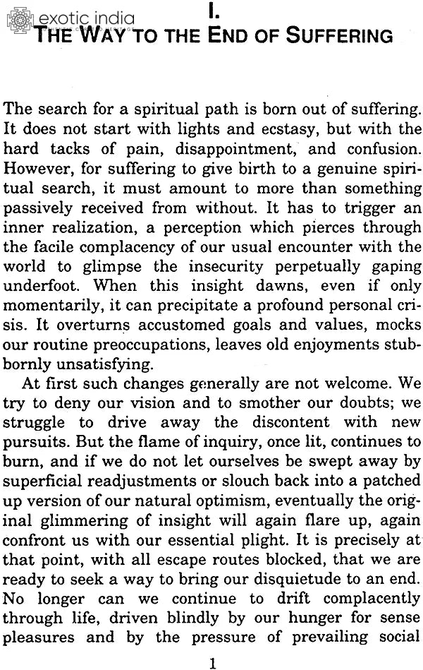 The Noble Eightfold Path (The Way to the End of Suffering)