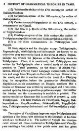 History of Grammatical Theories in Tamil