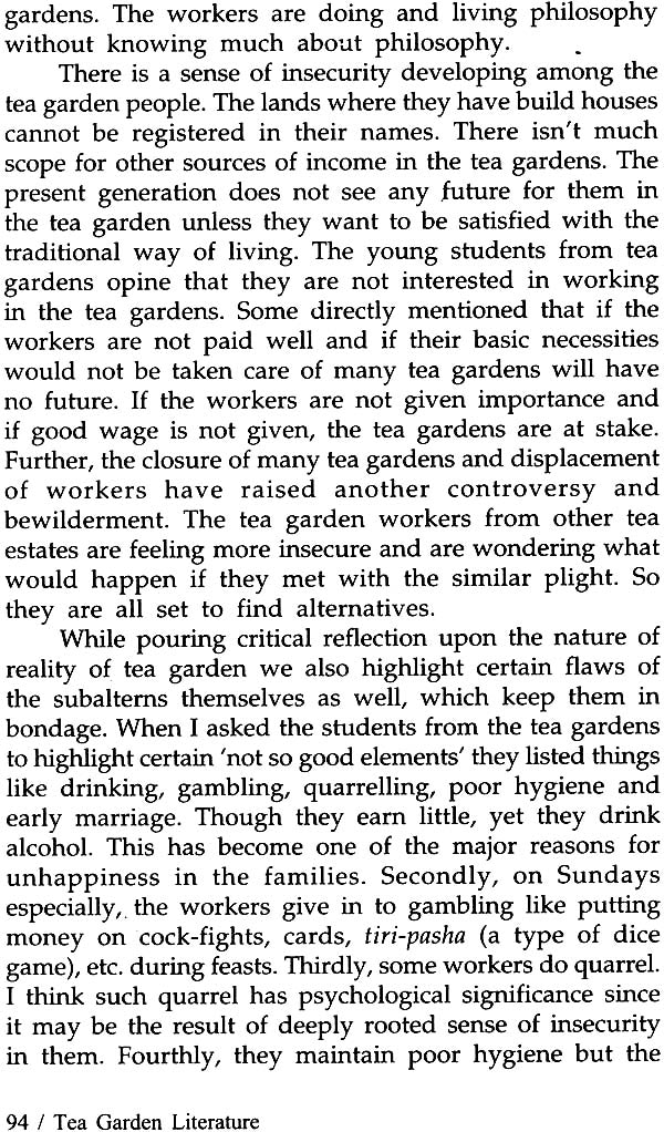 Tea Garden Literature - Retail Maharaj