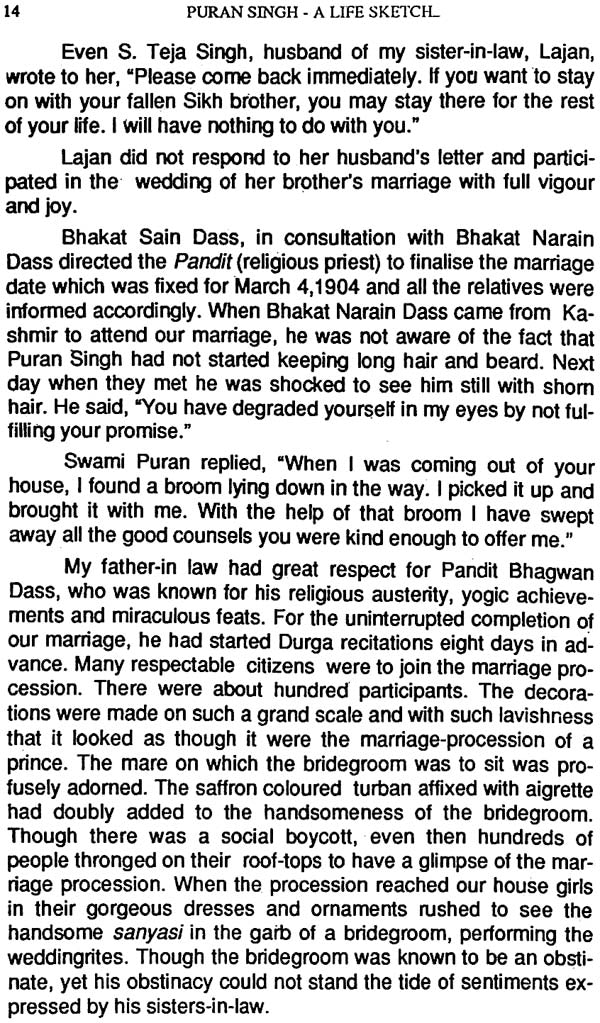 Puran Singh - A Life Sketch (An Old & Rare Book) - Retail Maharaj