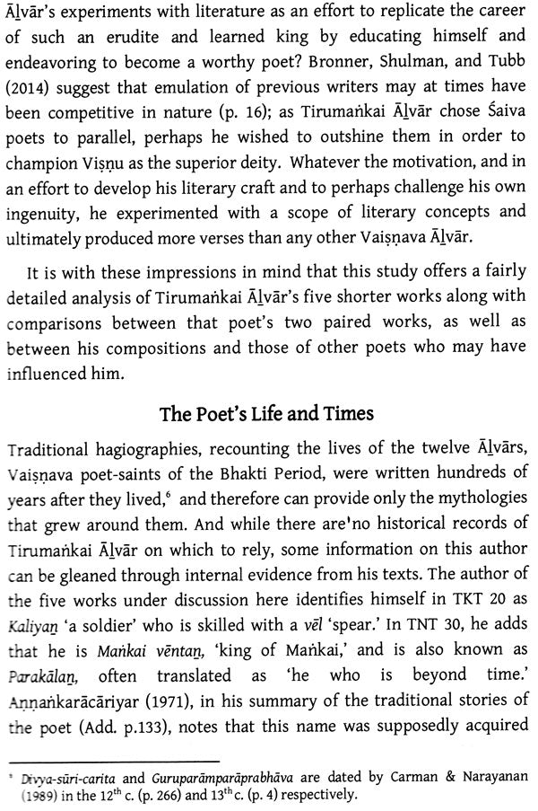 Tirumankai Alvar’s Five Shorter Works: Experiments in Literature (Annotated Translations with Glossary) - Retail Maharaj