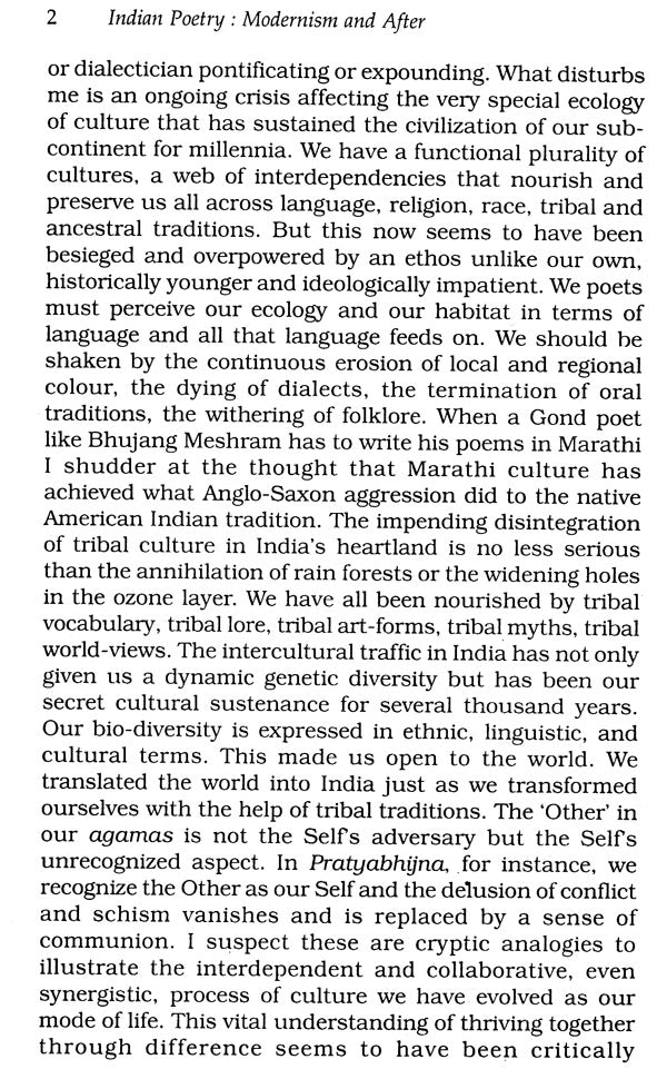 Indian Poetry Modernism and After - Retail Maharaj