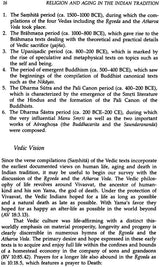 Religion And Aging In The Indian Tradition - Retail Maharaj